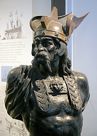 Brennus depicted on the figurehead of the French battleship Brennus.